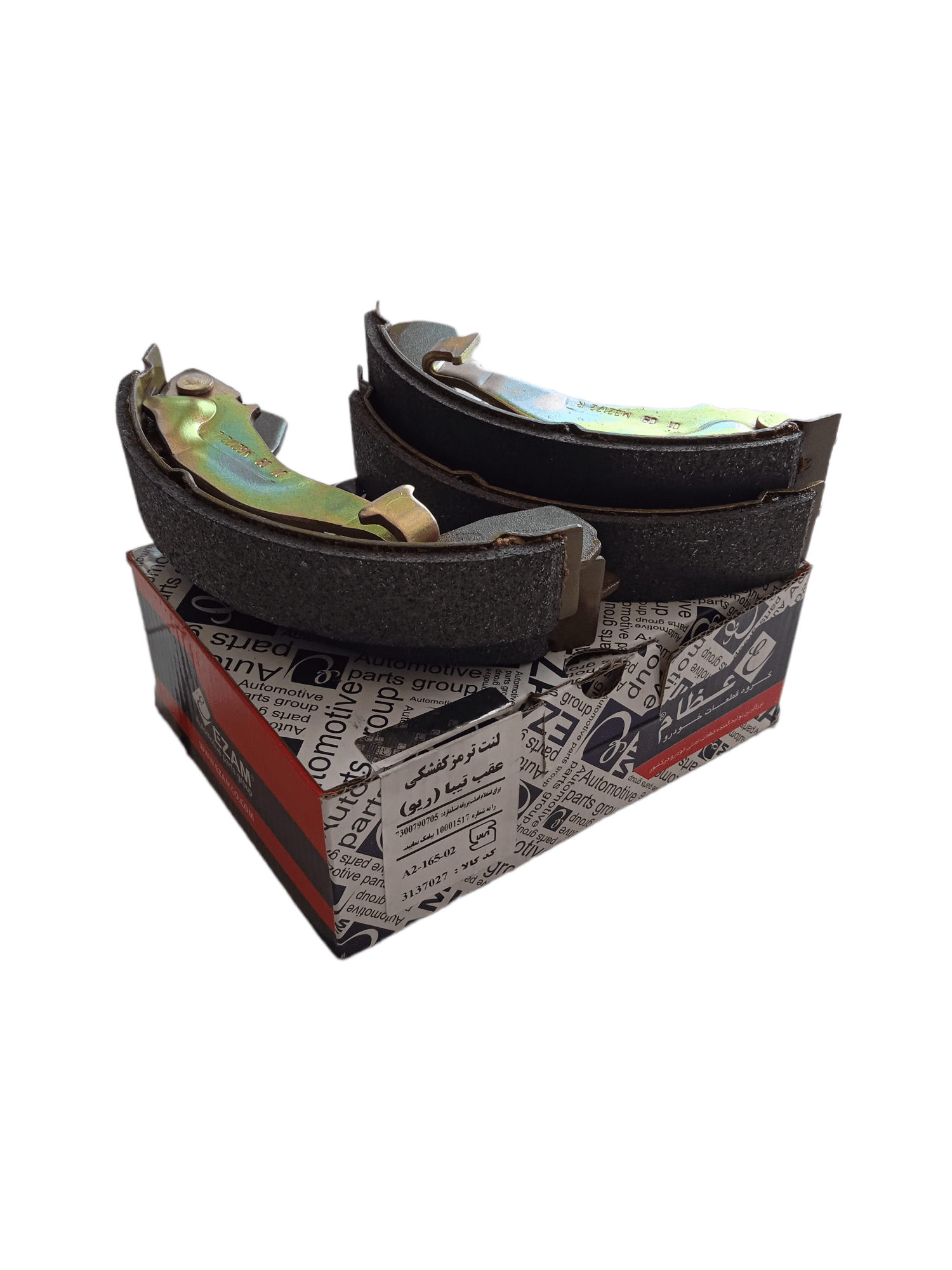 لنت ترمز کفشکی عقب تیبا،کوییک،ساینا طرح ریو برند عظام