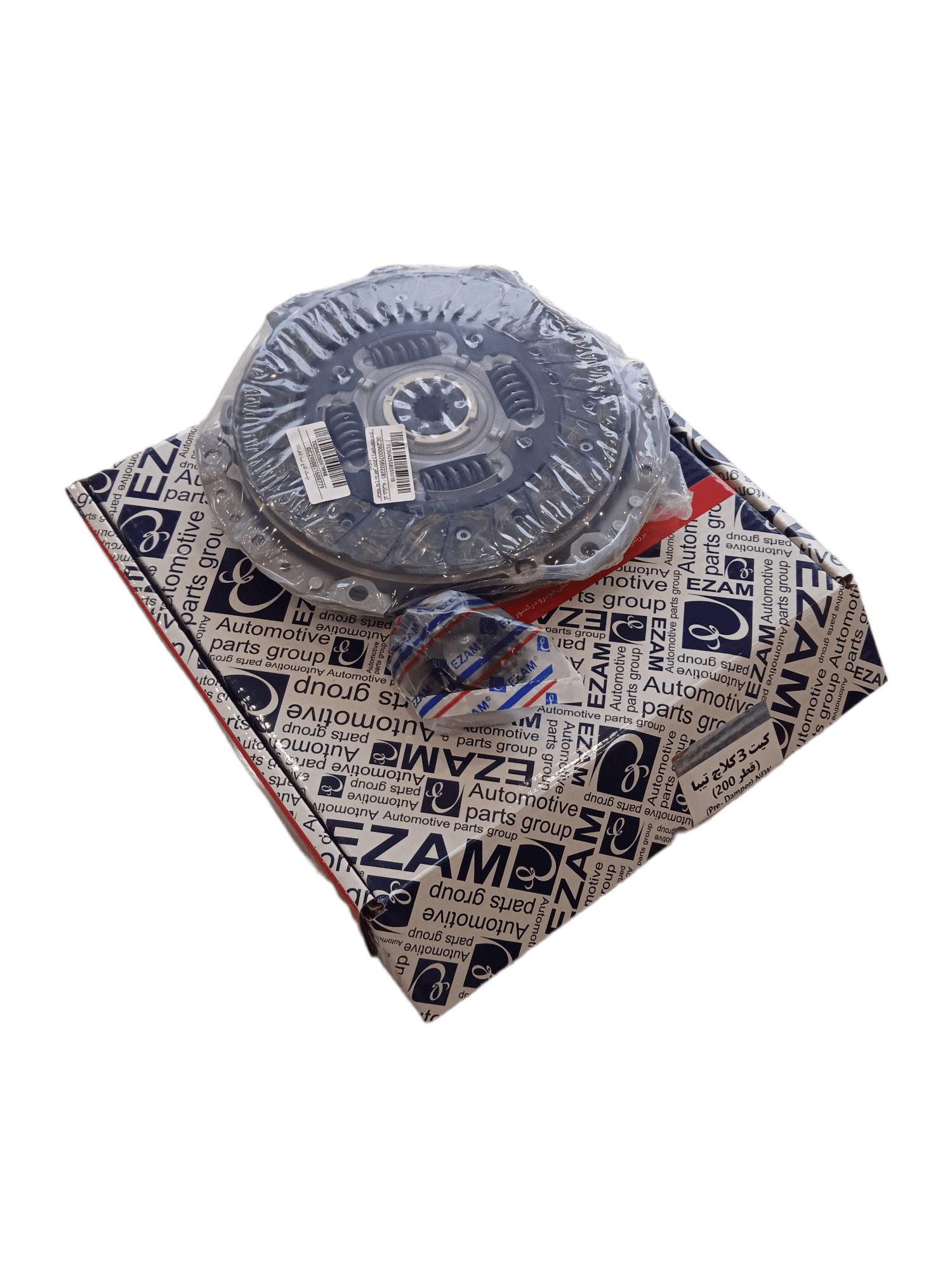 کیت کامل دیسک و صفحه کلاچ (قطر 200) (PRE_DAMPER) تیبا برند عظام