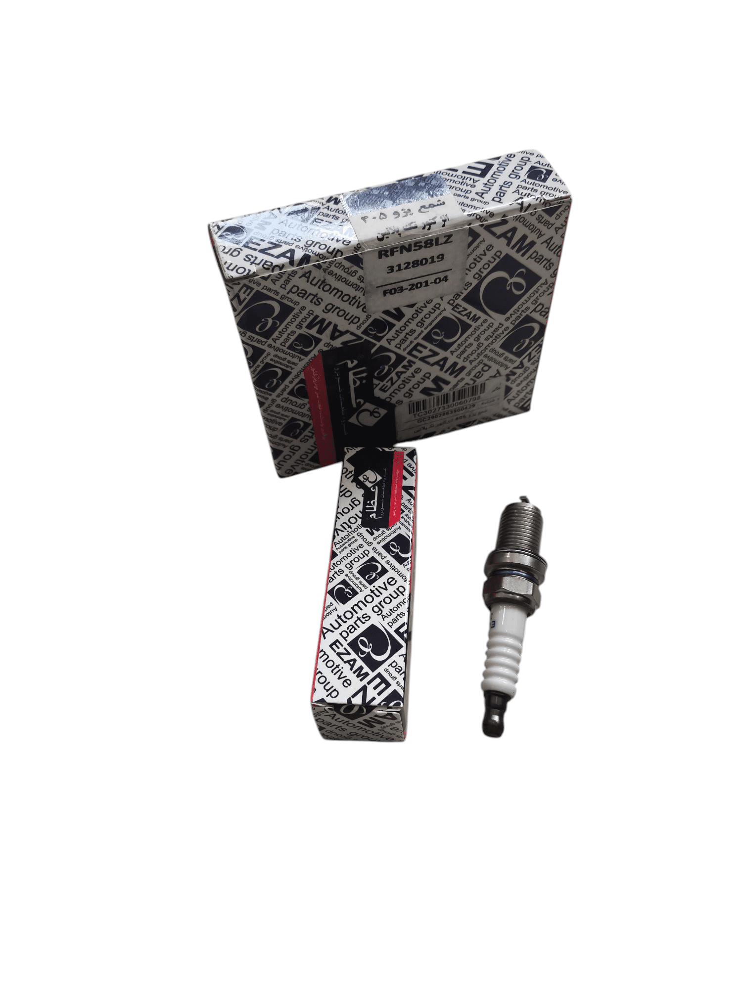 شمع انژکتور تک پلاتين (پایه کوتاه) پژو 405 برند عظام